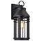 Nuvo Wilton - 1 Light Large Wall Lantern - Matte Black with Clear Seeded Glass 60/8103 - alternate 3
